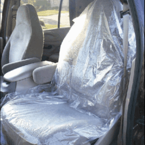 Plastic Seat Cover, .5 mil, 500/roll HTI-SC-500